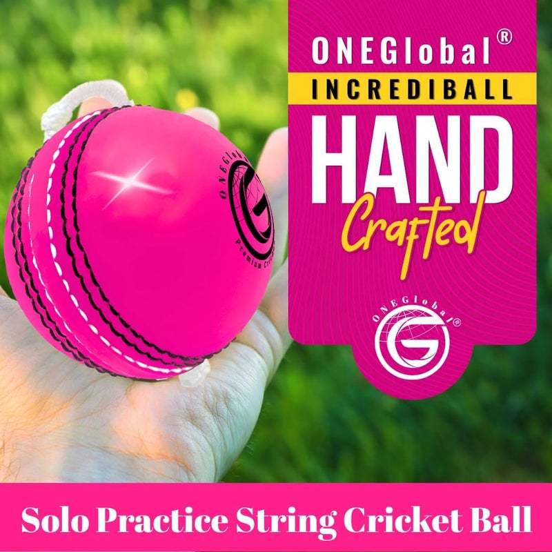 ONEGlobal Incrediball Soft String Cricket Ball | Outdoor and Indoor Soft Hanging Cricket Ball for Practice | for Footwork, Timing and Solo Training - Image 2